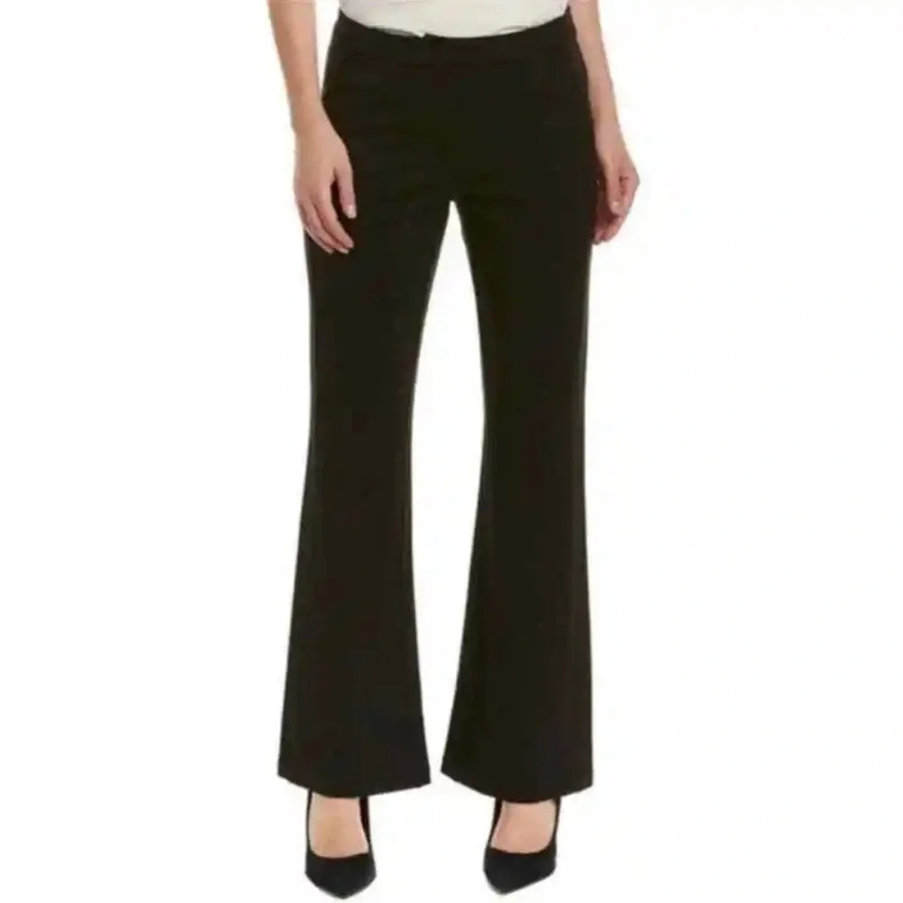 NWT LAUNDRY BY SHELLI SEGAL THE HAILEE MODERN FIT FLARE Black dress pant 12
